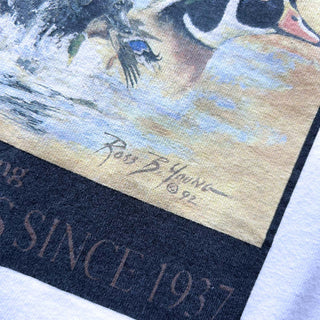 90's～ "made in USA" Marathon apparel "DUCKS UNLIMITED" アニマル プリント Tシャツ
