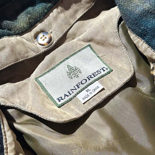 90's～ rainforest ドローコード デタッチャブル ピーチスキン アウトドア ダウンジャケット