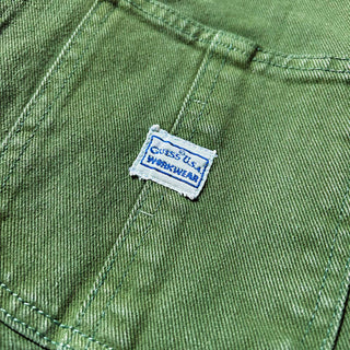 90's "made in USA" GUESS カラーデニム カバーオール