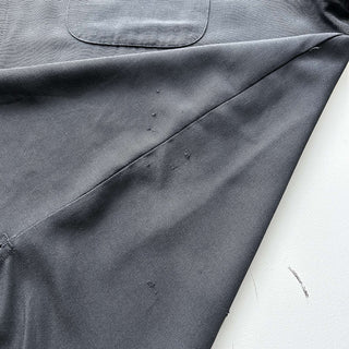 90's～00's ブラック レーヨン S/Sシャツ