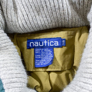 90's NAUTICA エルボーパッチ ダウン セーリングジャケット