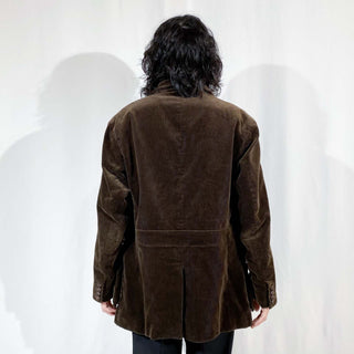 90's～ RALPH LAUREN ブラウン コーディロイ テーラード ジャケット