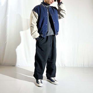 90's～00's MIRAGE 無地 キャンバス スタジャン