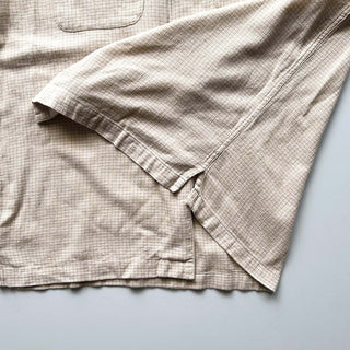 90's St. John's Bay オープンカラー チェック S/Sシャツ