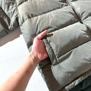 90's Cabela's "goose down" ナイロン×ダウン リバーシブル シェル ジャケット