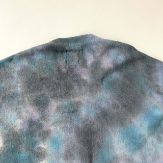 ～90's LACOSTE "FURST OF A KIND" タイダイ アクリル ニット カーディガン