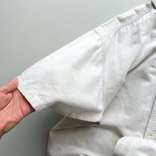 90's I.N.C リネン×コットン ボタンダウン S/Sシャツ