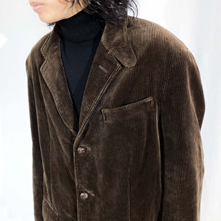 90's～ RALPH LAUREN ブラウン コーディロイ テーラード ジャケット