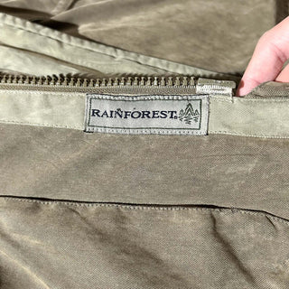 90's～ rainforest ドローコード デタッチャブル ピーチスキン アウトドア ダウンジャケット