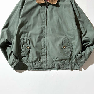 90's～00's NEW RIVER レザー切替 ブルゾン ジャケット