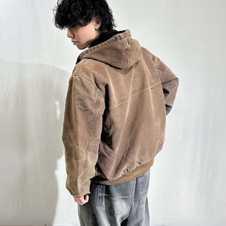00's Carhartt ブラウン 裏メッシュ アクティブ ジャケット