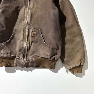 00's Carhartt ブラウン 裏メッシュ アクティブ ジャケット