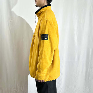 90's DANIEL DAVID イエロー ドローコード フリース ジャケット
