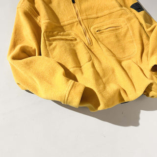 90's DANIEL DAVID イエロー ドローコード フリース ジャケット