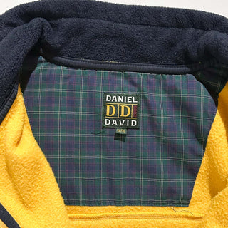 90's DANIEL DAVID イエロー ドローコード フリース ジャケット