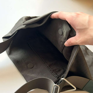 NL ニール Roy ナイロンツイル バッグ (モスグリーン)