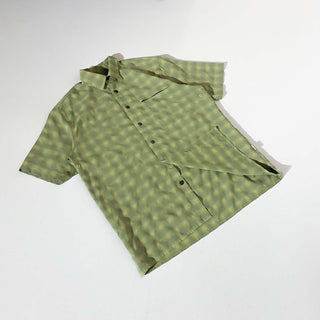 Eddie Bauer オンブレチェック ナイロンシャツ