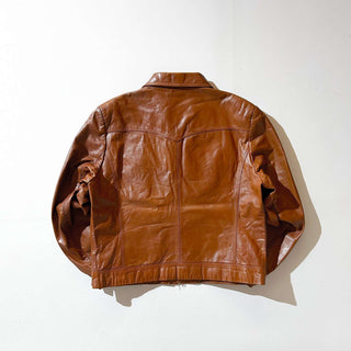 ～80's SILTON トラッカータイプ レザー ジャケット