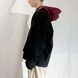 ～00's Haggar ブラック ピーチスキン ドリズラー ジャケット