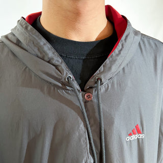 90's adidas プルオーバー フーディー ジャケット