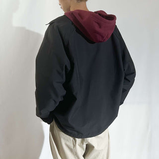 ～00's Haggar ブラック ピーチスキン ドリズラー ジャケット