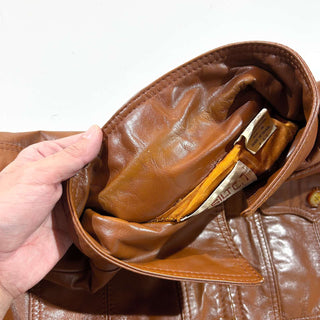 ～80's SILTON トラッカータイプ レザー ジャケット