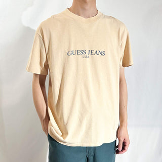 90's "made in USA" GUESS プリント Tシャツ