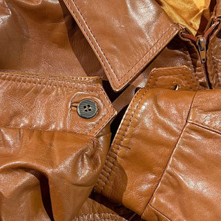 ～80's SILTON トラッカータイプ レザー ジャケット