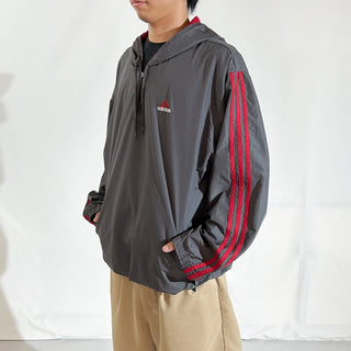 90's adidas プルオーバー フーディー ジャケット