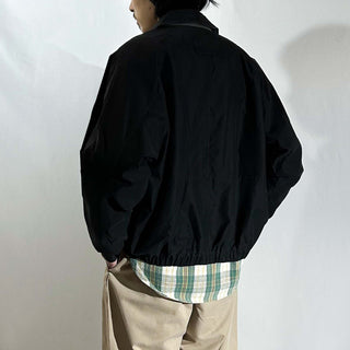 90's ROUNDTREE&YORKE チンストラップ ラグラン ピーチスキン ジャケット