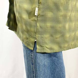 Eddie Bauer オンブレチェック ナイロンシャツ