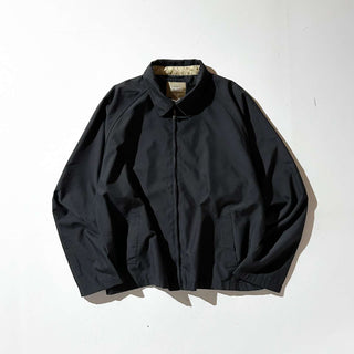 ～00's Haggar ブラック ピーチスキン ドリズラー ジャケット