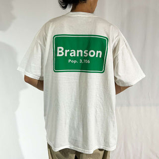 90's TULTEX "BRANSON" 両面プリント Tシャツ