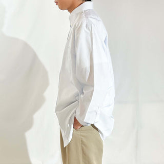 00's Brooks Brothers "Supima Cotton" ストライプ ブロードクロス ボタンダウン L/Sシャツ