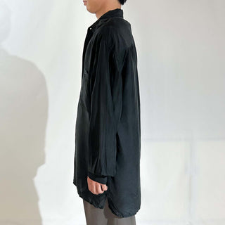 90's  ROBERT STOCK ブラック シルク L/Sシャツ