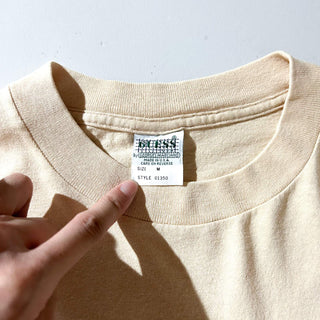 90's "made in USA" GUESS プリント Tシャツ