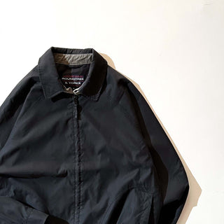 90's ROUNDTREE&YORKE チンストラップ ラグラン ピーチスキン ジャケット