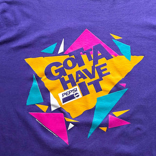 90's "made in USA" taco bell×pepsi "GOTTA HAVE IT" 企業 グラフィック 両面プリント Tシャツ