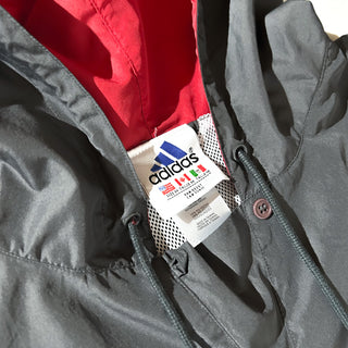 90's adidas プルオーバー フーディー ジャケット