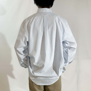 00's Brooks Brothers "Supima Cotton" ストライプ ブロードクロス ボタンダウン L/Sシャツ