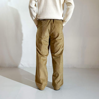 90's～ "deadstock" LANDS' END ２タック コーデュロイ パンツ (BRONZE 33×30)