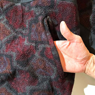 90's "made in USA" BURTON "switching" アノラックタイプ フリース デザイン ジャケット