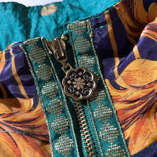 80's～90's JESSICA STEVENS "scarf pattern" 総柄 ドルマン ジャケット