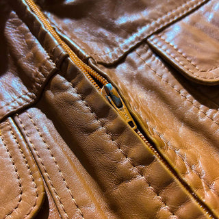 ～80's SILTON トラッカータイプ レザー ジャケット