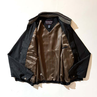 90's ROUNDTREE&YORKE チンストラップ ラグラン ピーチスキン ジャケット