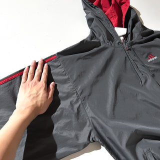 90's adidas プルオーバー フーディー ジャケット