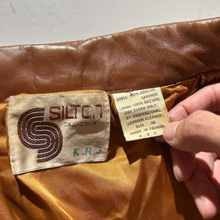 ～80's SILTON トラッカータイプ レザー ジャケット
