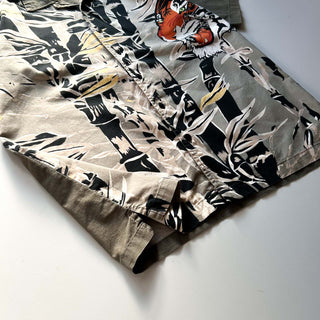 00's No Boundaries 総柄 オープンカラー S/Sシャツ