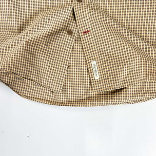 00's Eddie Bauer シアサッカー チェック レギュラーカラー S/Sシャツ
