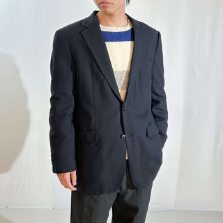 ～00's Brooks Brothers ブラック シングルブレスト テーラード ジャケット